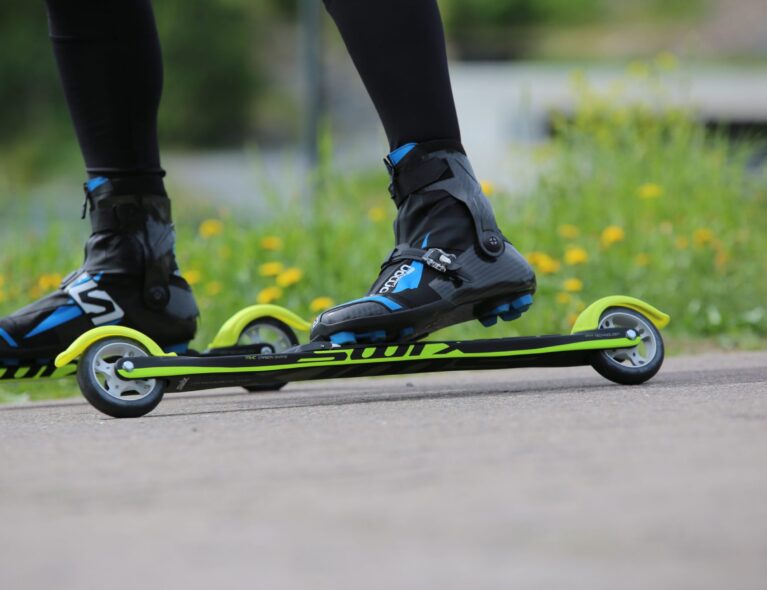 Superlette rulleski i karbonfiber 