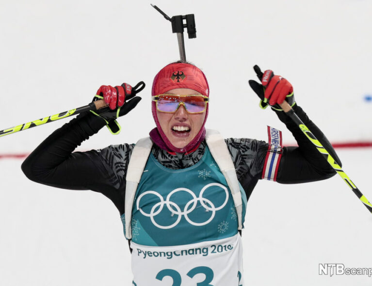 Dahlmeier tilbake i trening, uviss på når hun kan konkurrere