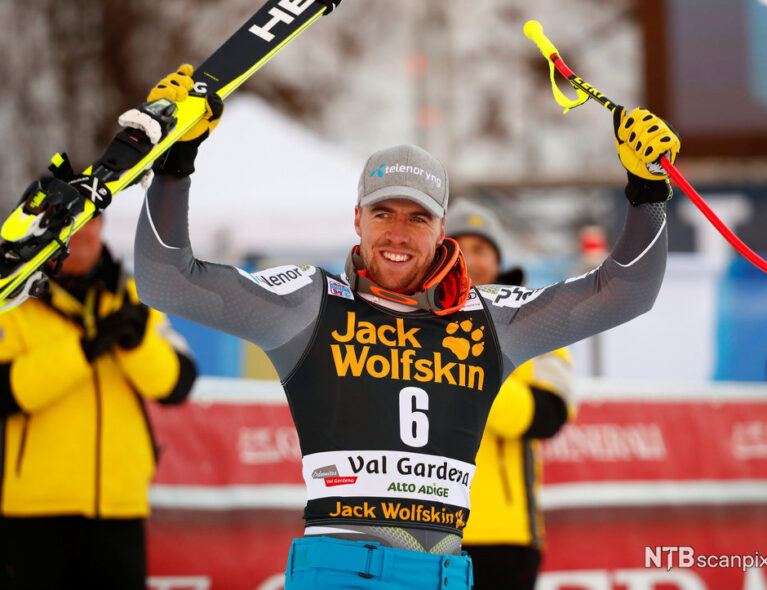 Kilde med suveren utforseier i Val Gardena