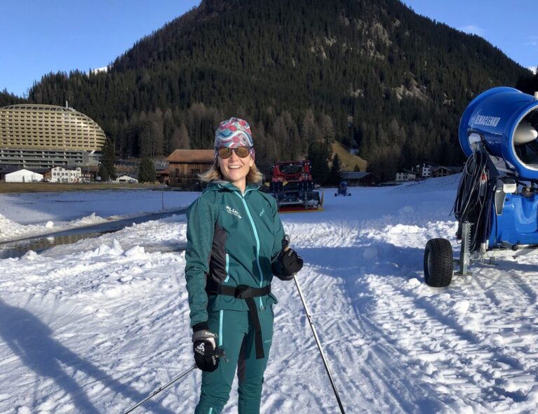 Vi tester langrenn i Davos-og blir guidet av en tidligere olympisk skiløper