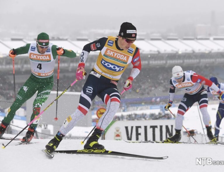 Klæbo med råsterk sprint-seier i Lahti