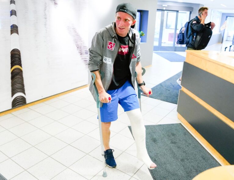 Tunge nyheter for Fannemel: Har skadet både korsbånd og menisk