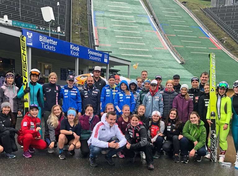 Åtte nasjoner på skadeforebyggende camp