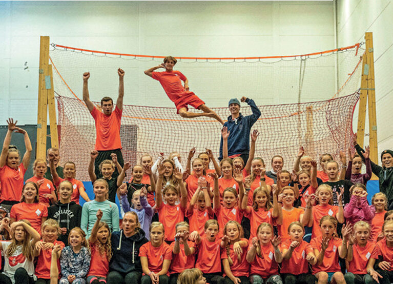 Treningsglede på jentecamp