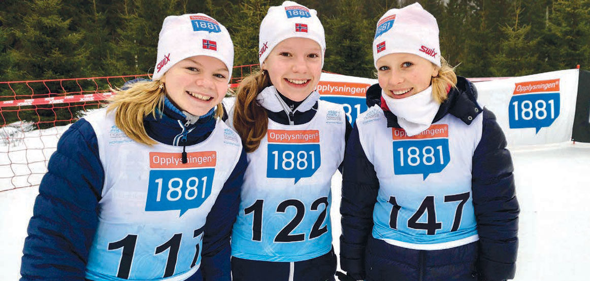 GLADE HOPPJENTER: Camp 1881 er et rekrutteringsprosjekt for kombinert. Neste år skal jentene for første gang være med i VM i Oberstdorf.
