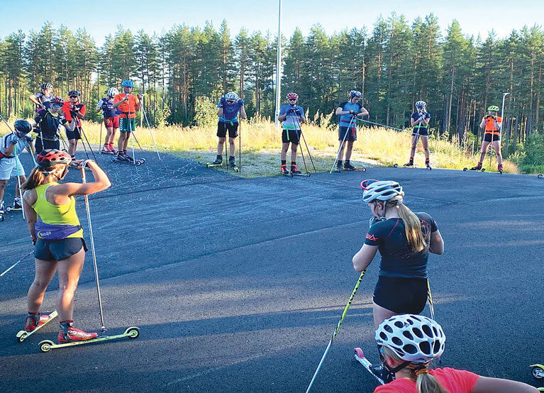 Samlingssuksess for skiskytterne på Lampeland