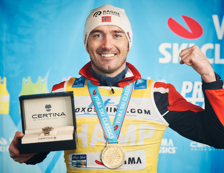 Andreas Nygaard og Britta Johansson Norgren til topps i Visma Ski Classics