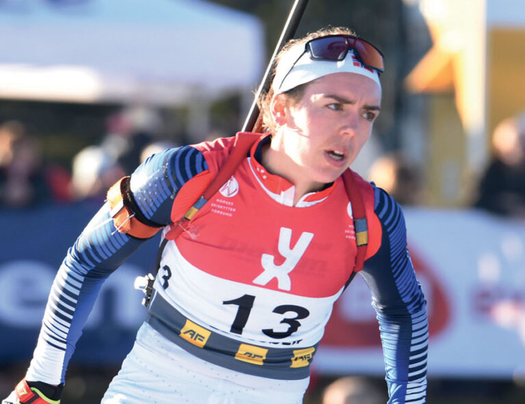 Fra Skatval til verdenscupen i skiskyting – Lotte Lies historie