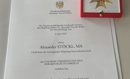 Alexander Stöckl hedret med østerriksk orden- for å være en god ambassadør for sitt hjemland