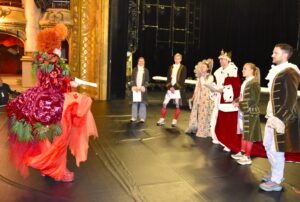 Kombinertlandslaget på teater.