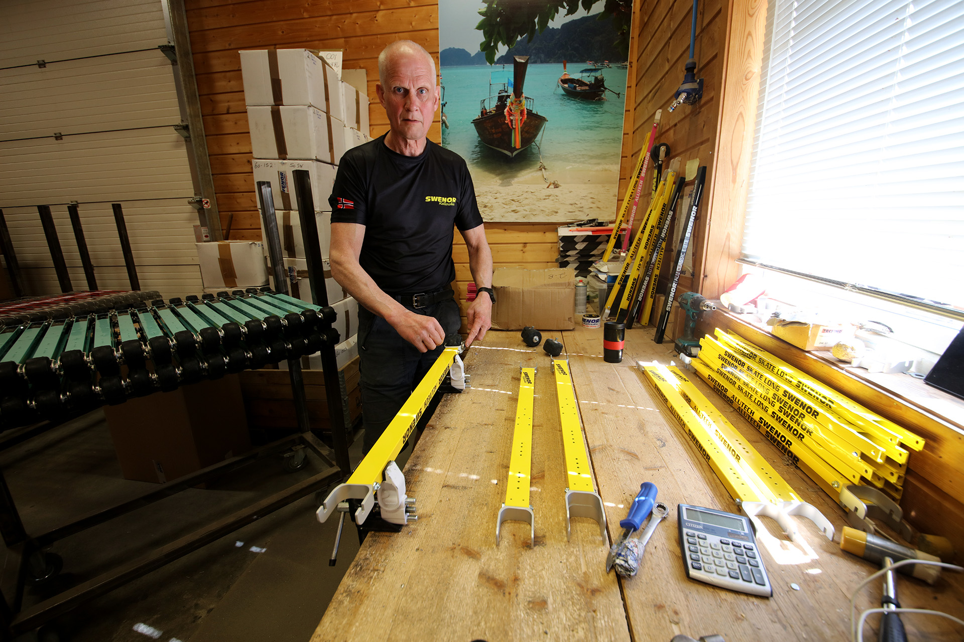 Ei bru, en VM-vinner og Norges største rulleskiprodusent