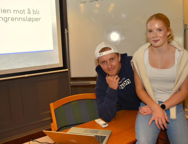 Sivert (25) ga gode treningstips til Ingrid (15)