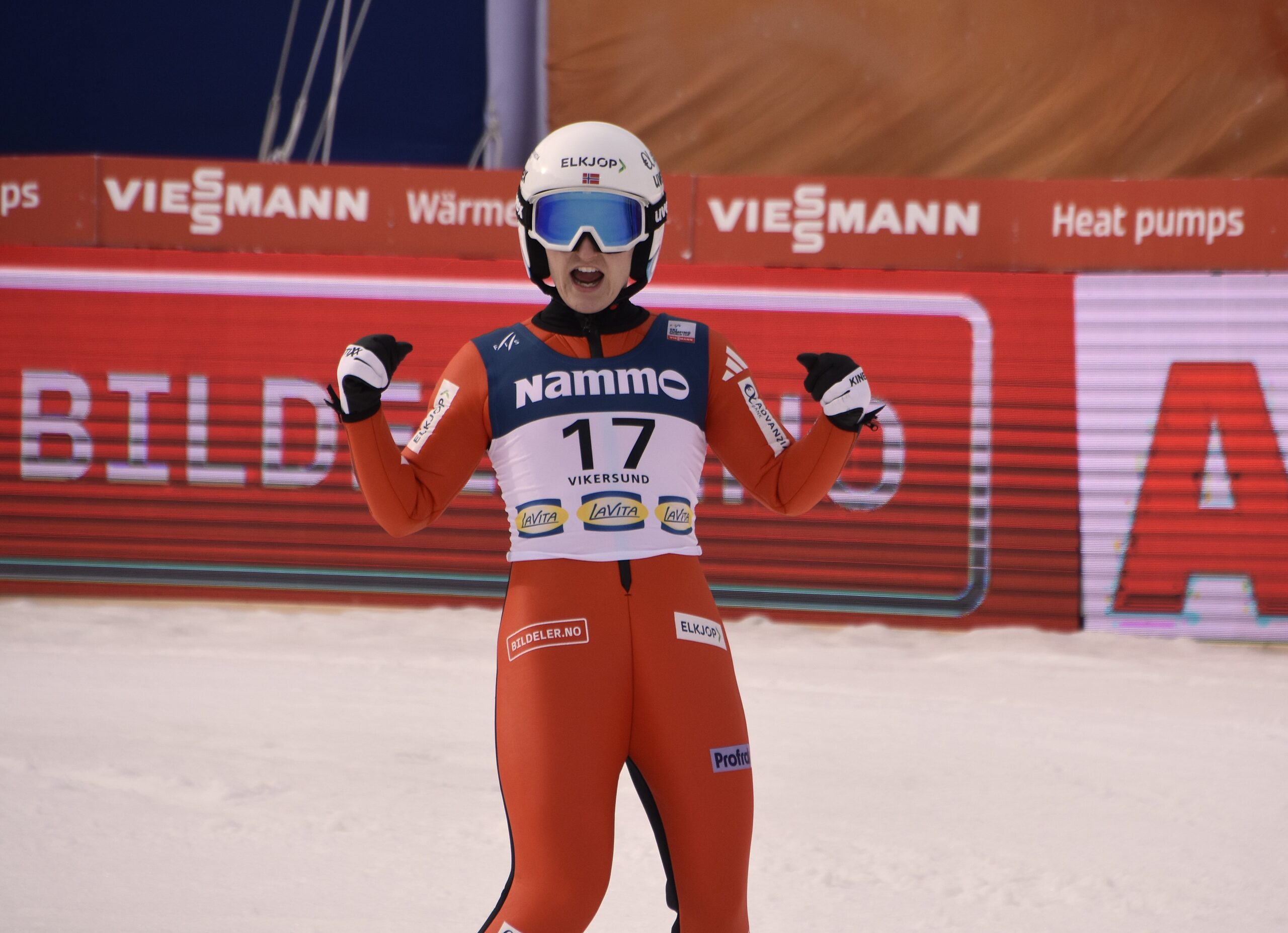 Fantastisk fremgang for Heidi Dyhre Traaserud i skiflygning